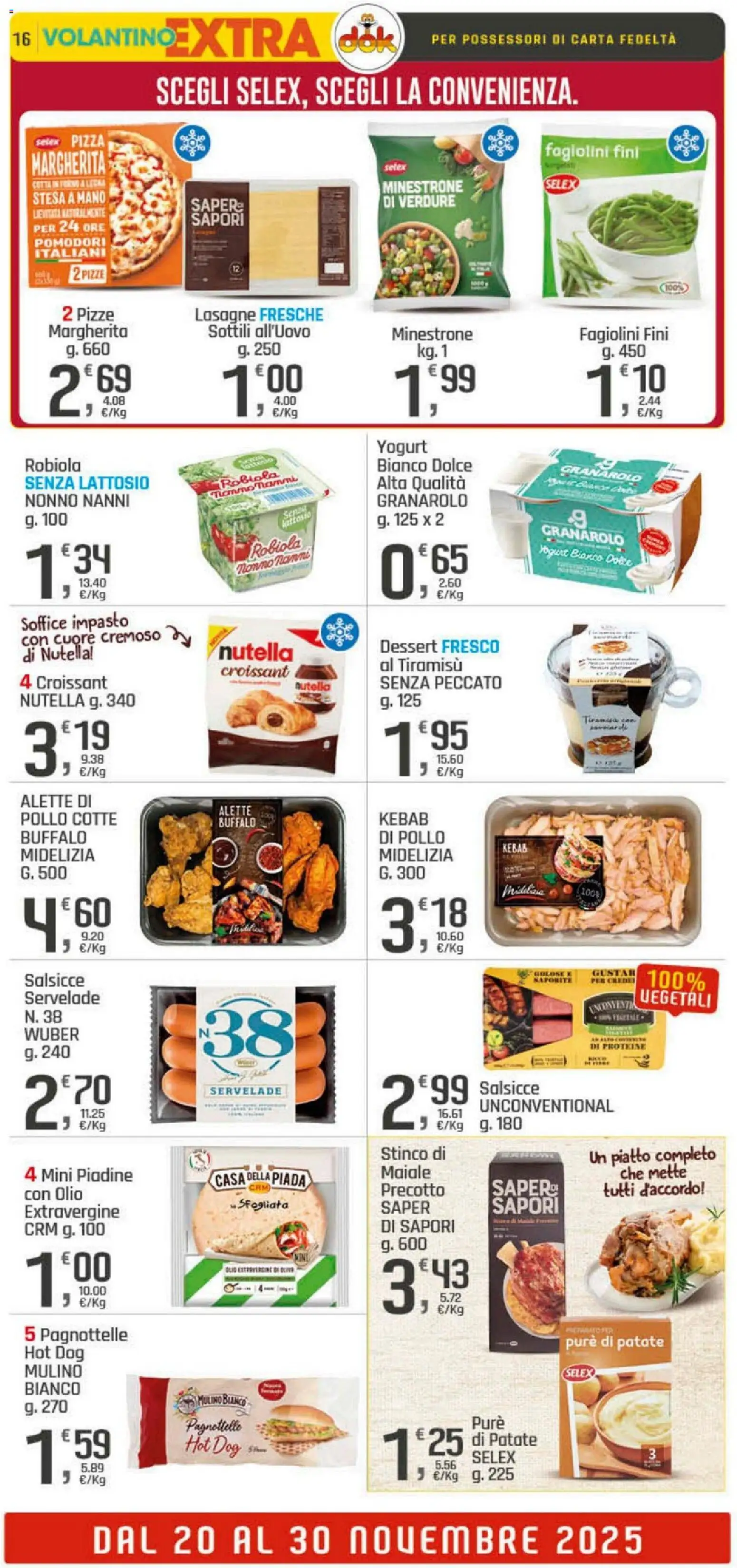 Volantino DOK del 20.11.2025 | Pagina: 16 | Prodotti: Olio, Croissant, Piatto, Forno