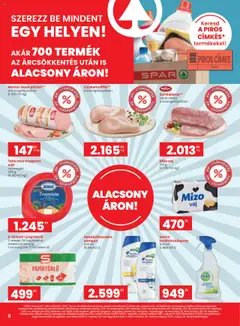 Spar akciós ujság - amely érvényes a következő dátumtól: 31.07.2025 | Oldal: 8