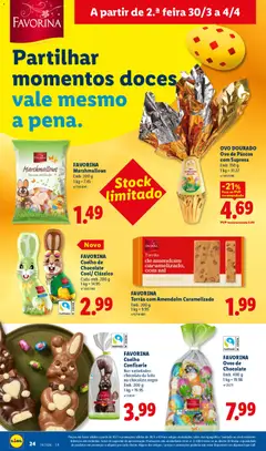 Pré-visualização FAVORINA Coelho de Chocolate Cool/Clássico, Coelho de Chocolate Cool/Clássico, Cada emb. 200 g válido de 30.03.2026 | Página: 24
