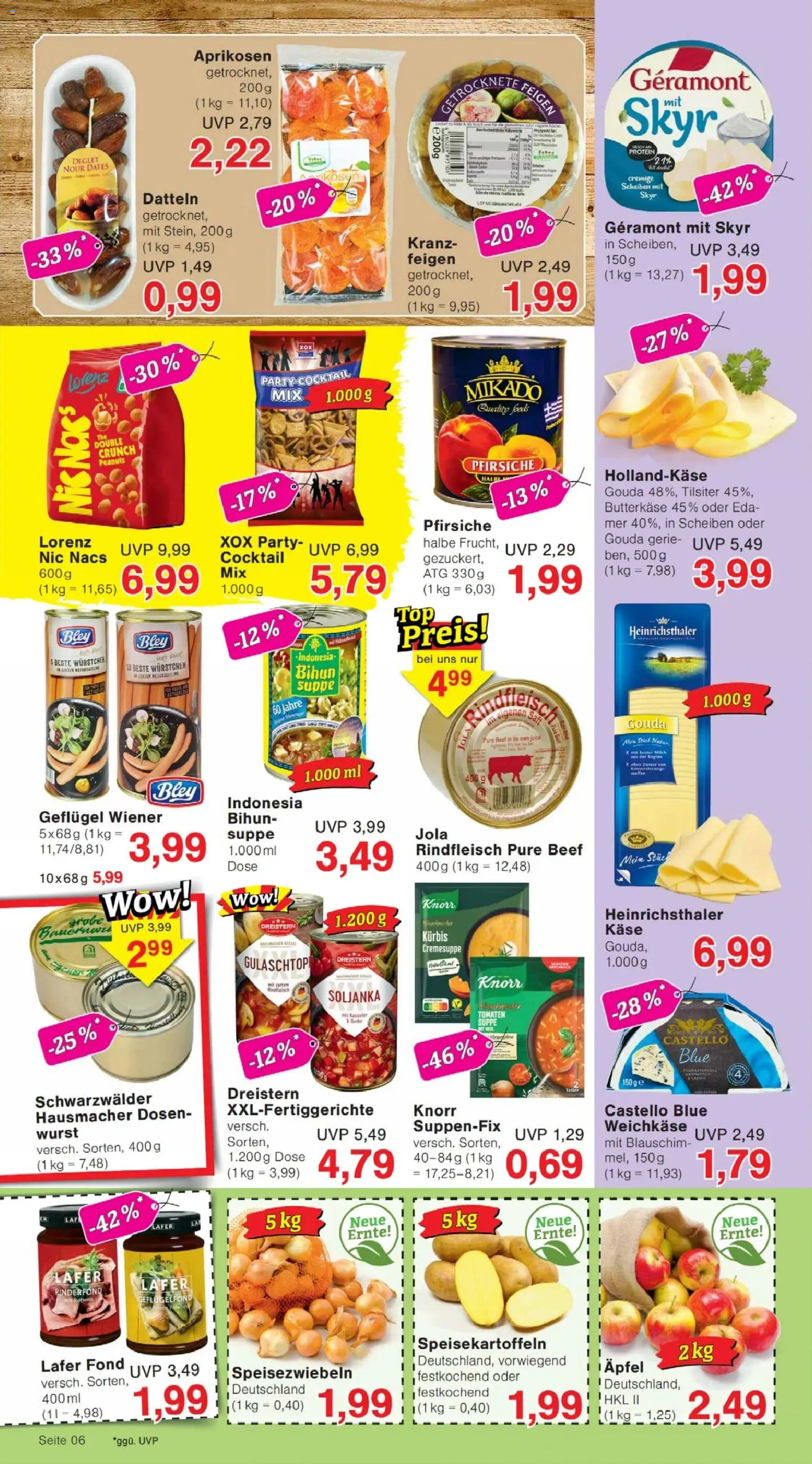 Jawoll Prospekt – gültig ab 15.12.2025 | Seite: 6 | Produkte: Geramont, Gouda, Tomaten, Wurst