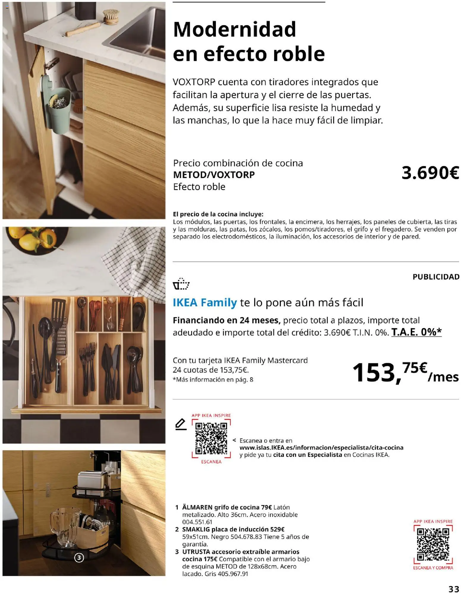 Catálogo IKEA Cocinas │ válido desde el 01.02.2026 | Página: 33 | Productos: Té, Cocina, Armario