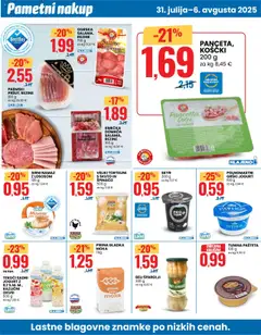 Eurospin katalog │ velja od 31.07.2025 | Stran: 10 | Izdelki: Sirni namaz, Namaz, Kos, Jogurt