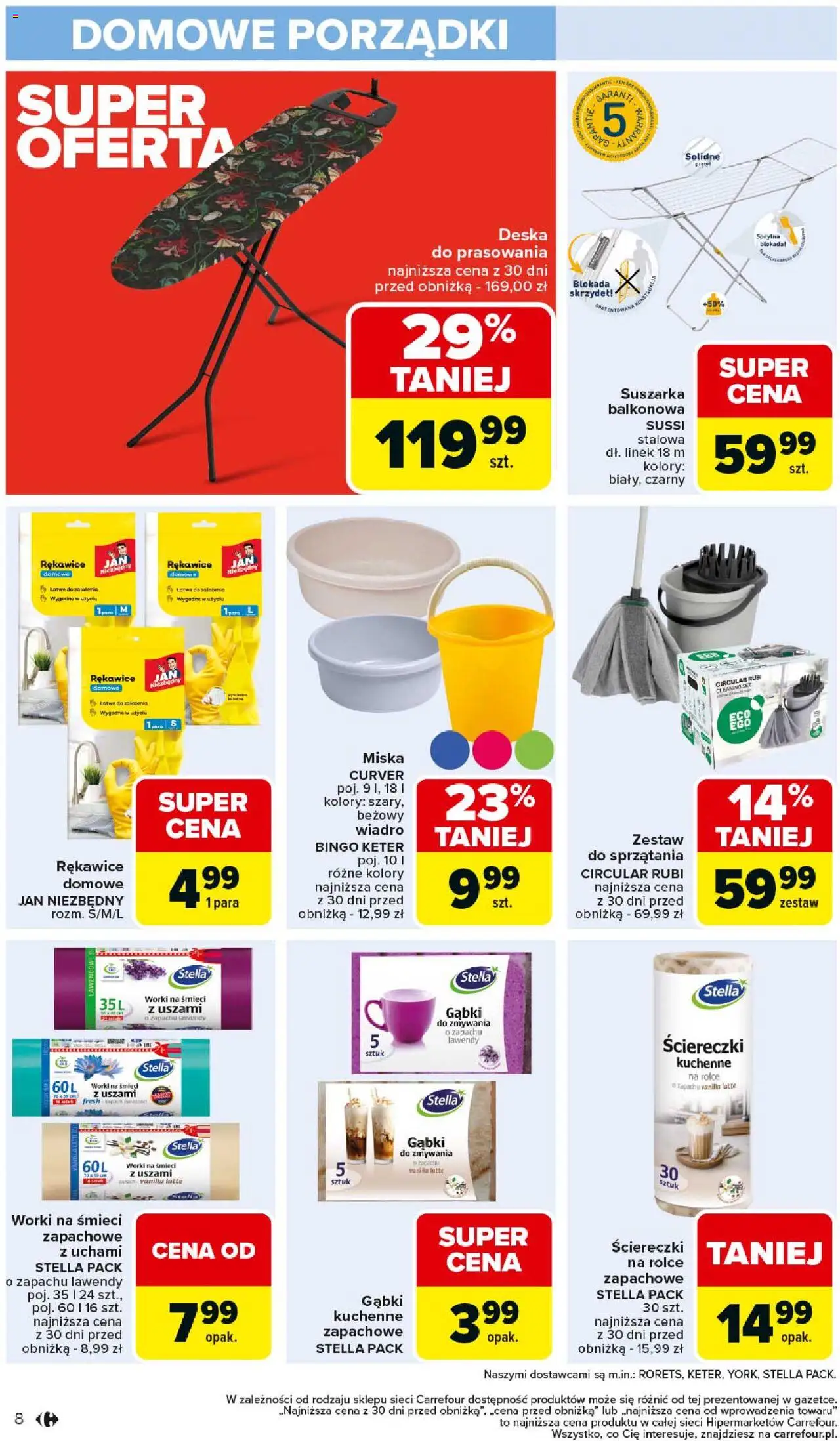 Carrefour Gazetka - Łap okazje od 25.09.2025 | Strona: 8 | Produkty: Suszarka, Zapach