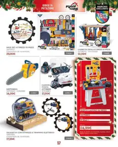 Anteprima del volantino Toys Center - Catalogo di Natale 2025 valido a partire dal 19.10.2025 | Pagina: 59 | Prodotti: Motosega, Trapano, Valigetta