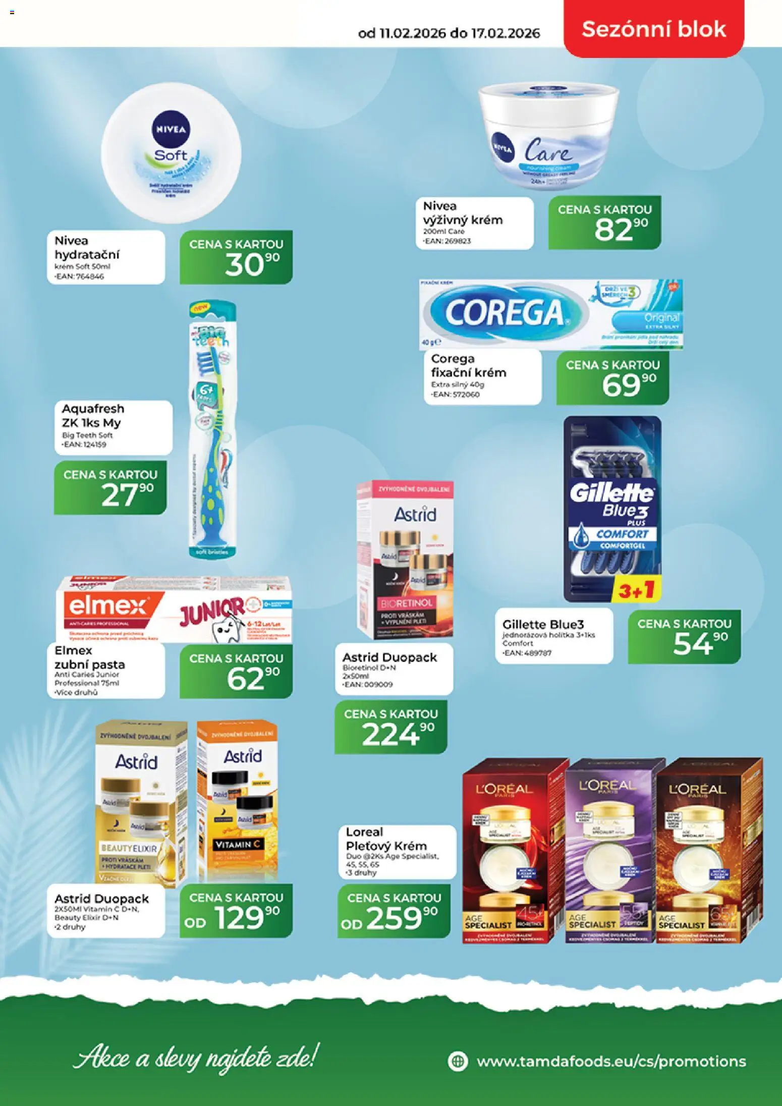 Tamda Foods leták od 11.02.2026 | Strana: 9 | Produkty: Vitamin c, Zubní pasta, Corega, Krém