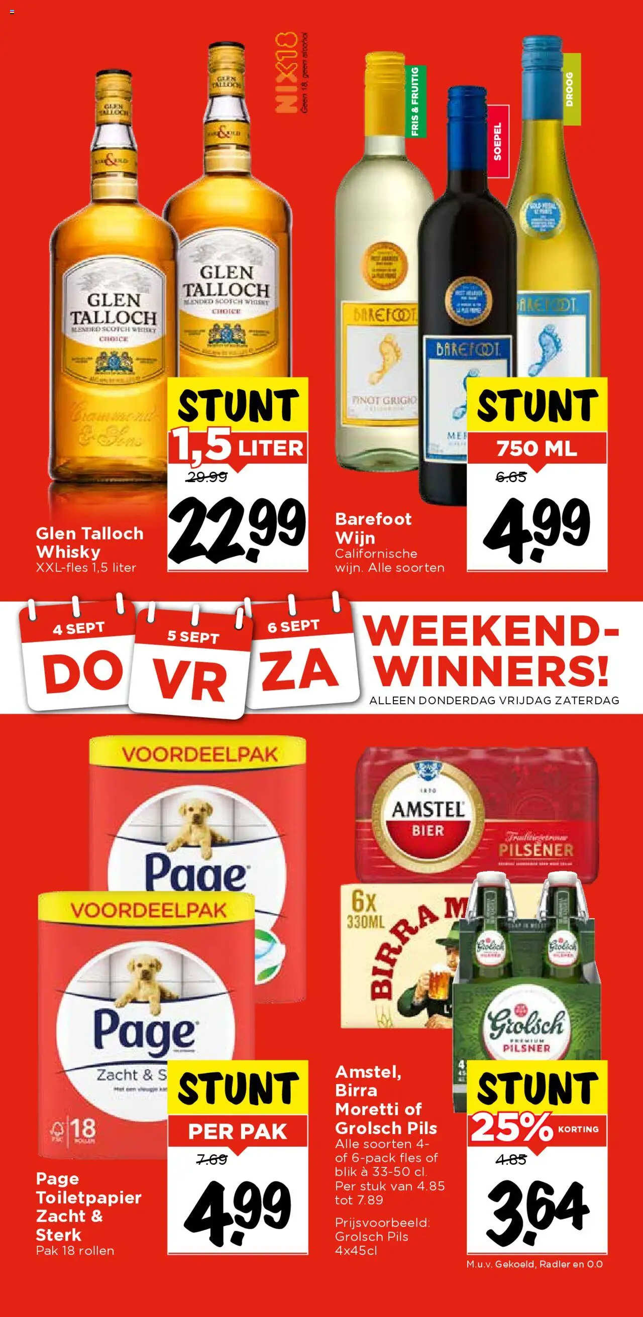  | Pagina: 2 | Producten: Wijn, Bier, Toiletpapier, Alcohol