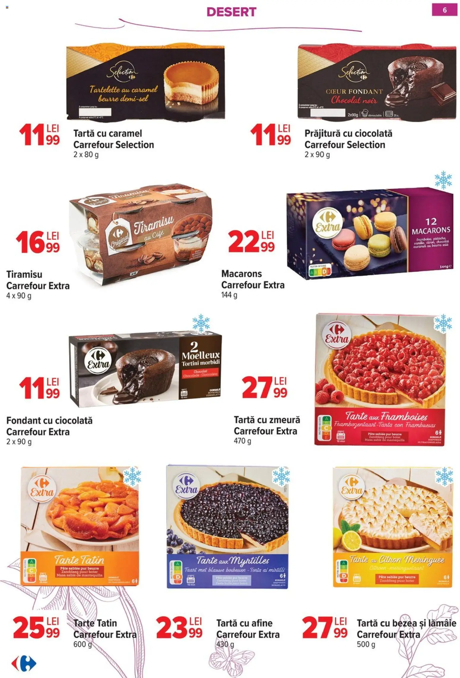 Noul catalog Carrefour – valabil de la 18.02.2026 | Pagină: 6 | Produse: Afine, Pate, Ciocolată, Lămâie