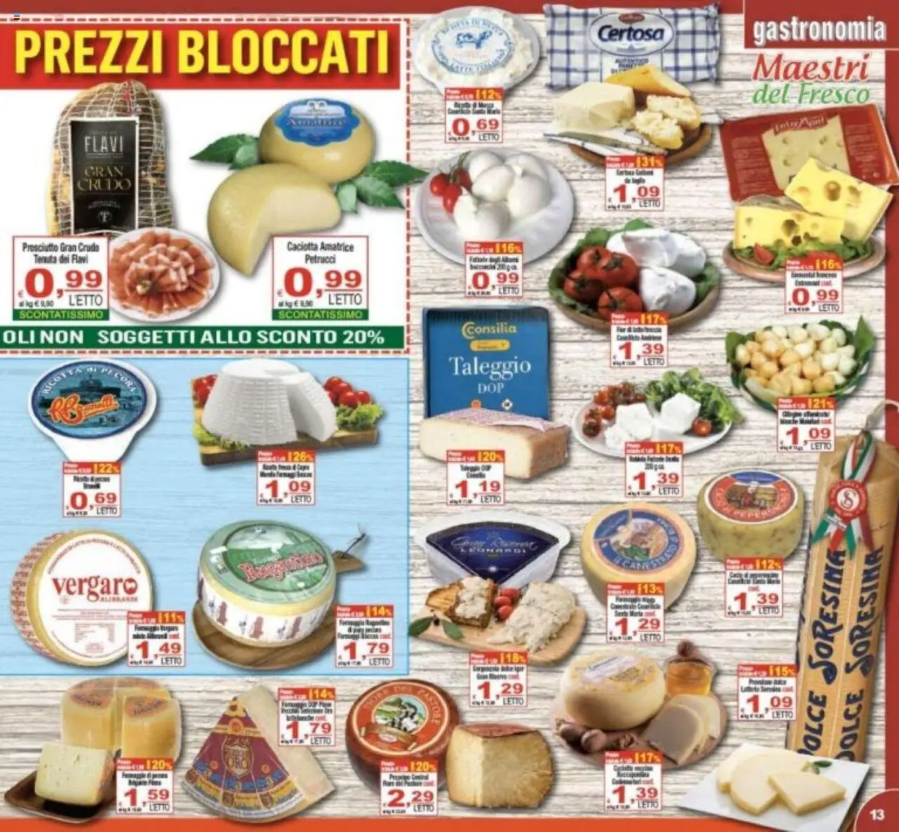 Volantino CTS del 08.10.2025 | Pagina: 13 | Prodotti: Prosciutto, Letto