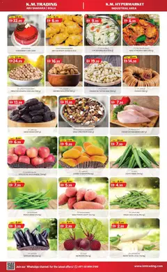 Preview of KM Trading mid week money saver valid from 20.04.2026 | Page: 3 | Products: Čokoláda, Pizza, Hovězí maso