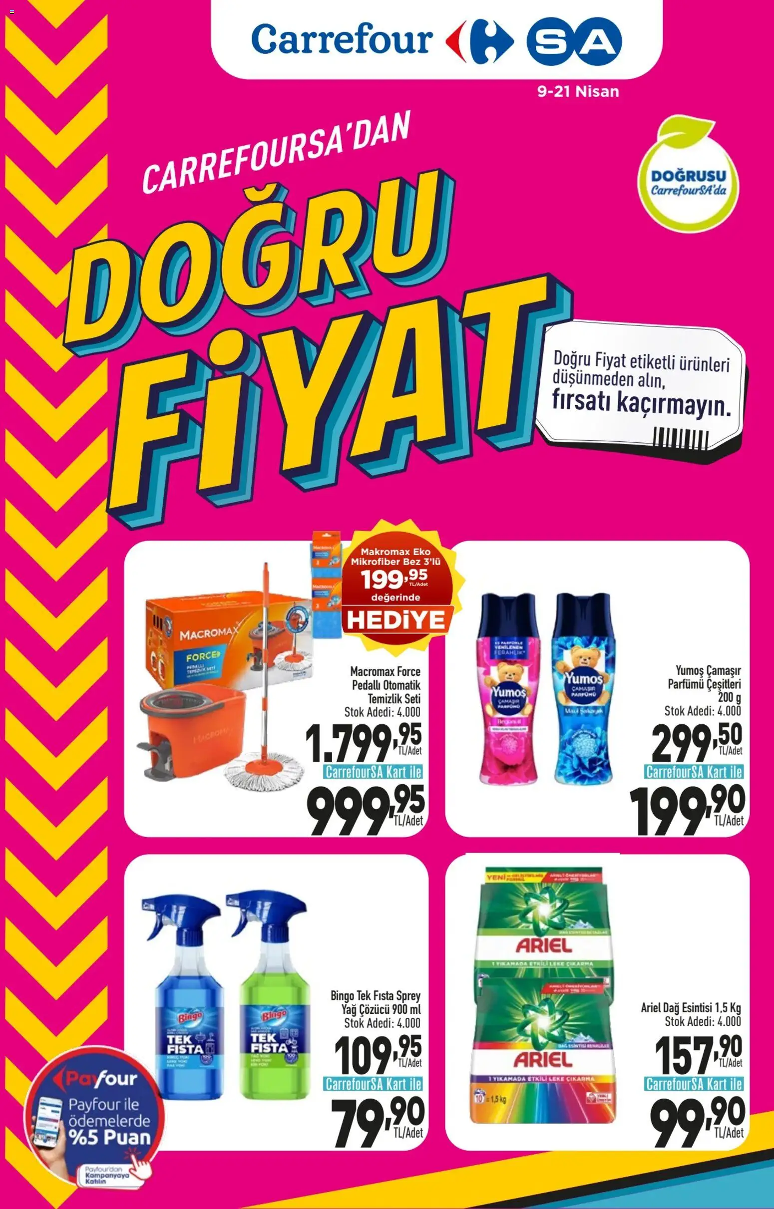 CarrefourSA Katalog - 09.04.2026 tarihinden itibaren geçerlidir | Sayfa: 1 | Ürünler: Yağ, Yağ çözücü