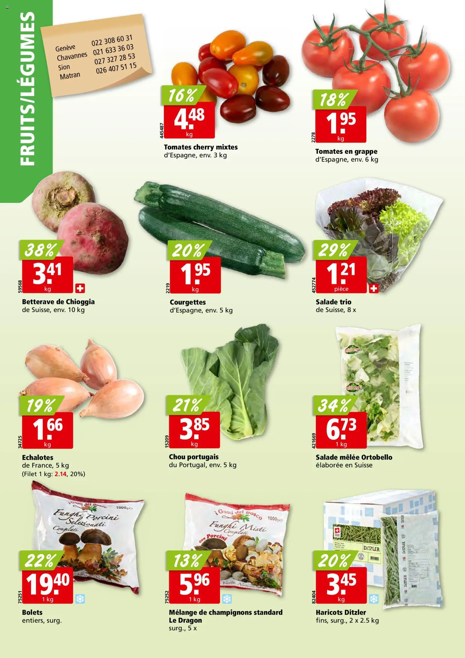 Aligro Aktionen Chavannes, Matran, Genève, Sion – gültig ab 15.12.2025 | Seite: 2 | Produkte: Champignons