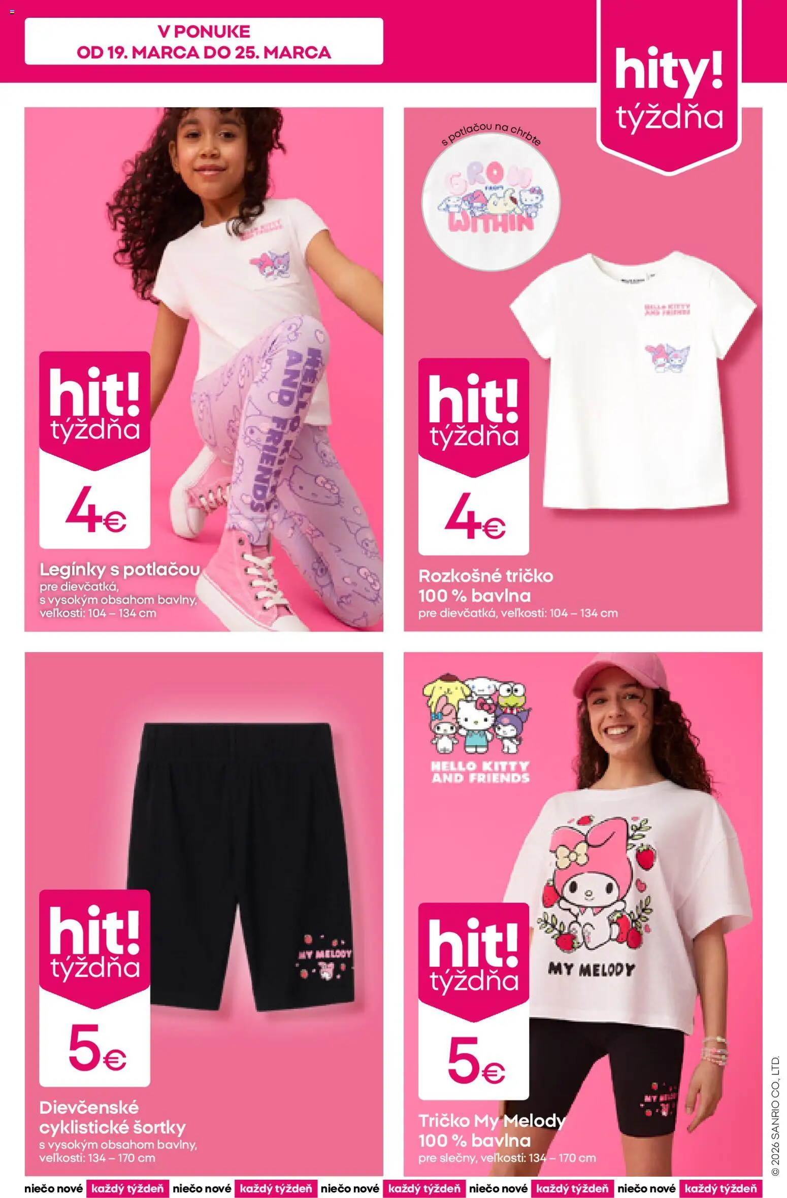 Nové Pepco akcie – leták je platný od 19.03.2026 | Strana: 5 | Produkty: Tričko