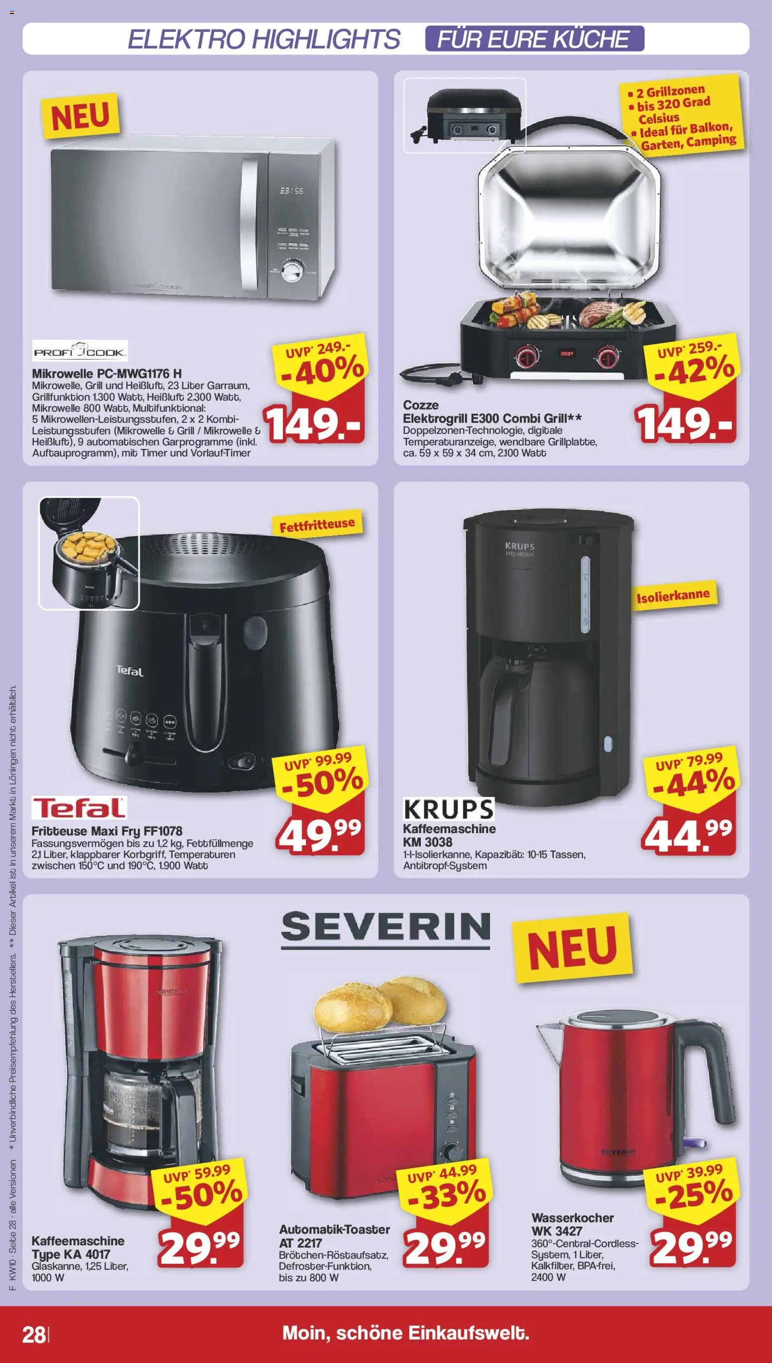 Famila Nordwest Prospekt 	 – gültig ab 02.03.2026 | Seite: 30 | Produkte: Krups, Grill, Kaffeemaschine, Wasserkocher