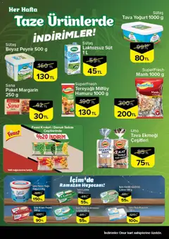 26.02.2026 tarihinden itibaren geçerli olan Onur Market kataloğu önizlemesi | Sayfa: 3