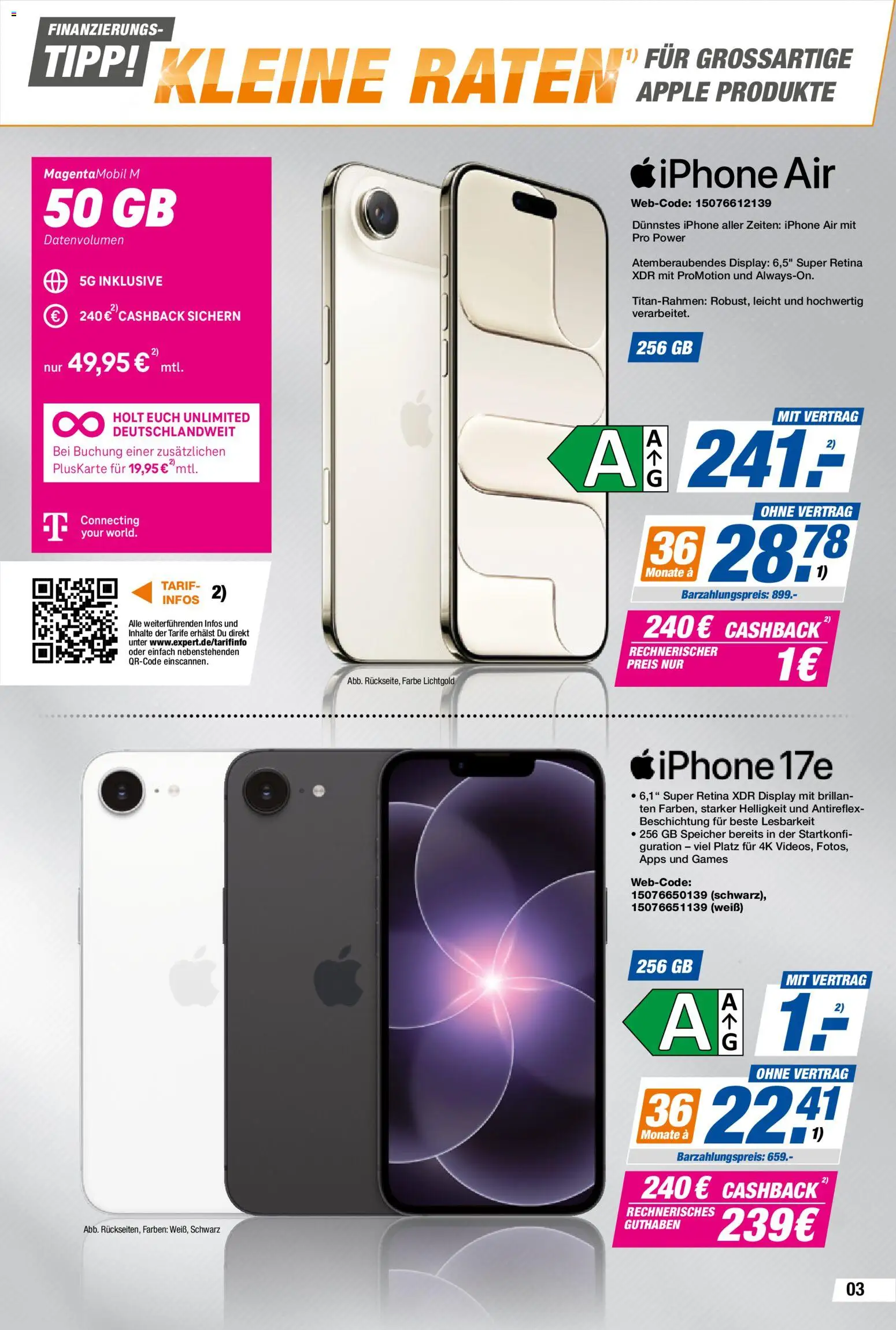 Expert Prospekt 	 – gültig ab 27.03.2026 | Seite: 19 | Produkte: Iphone, Apple