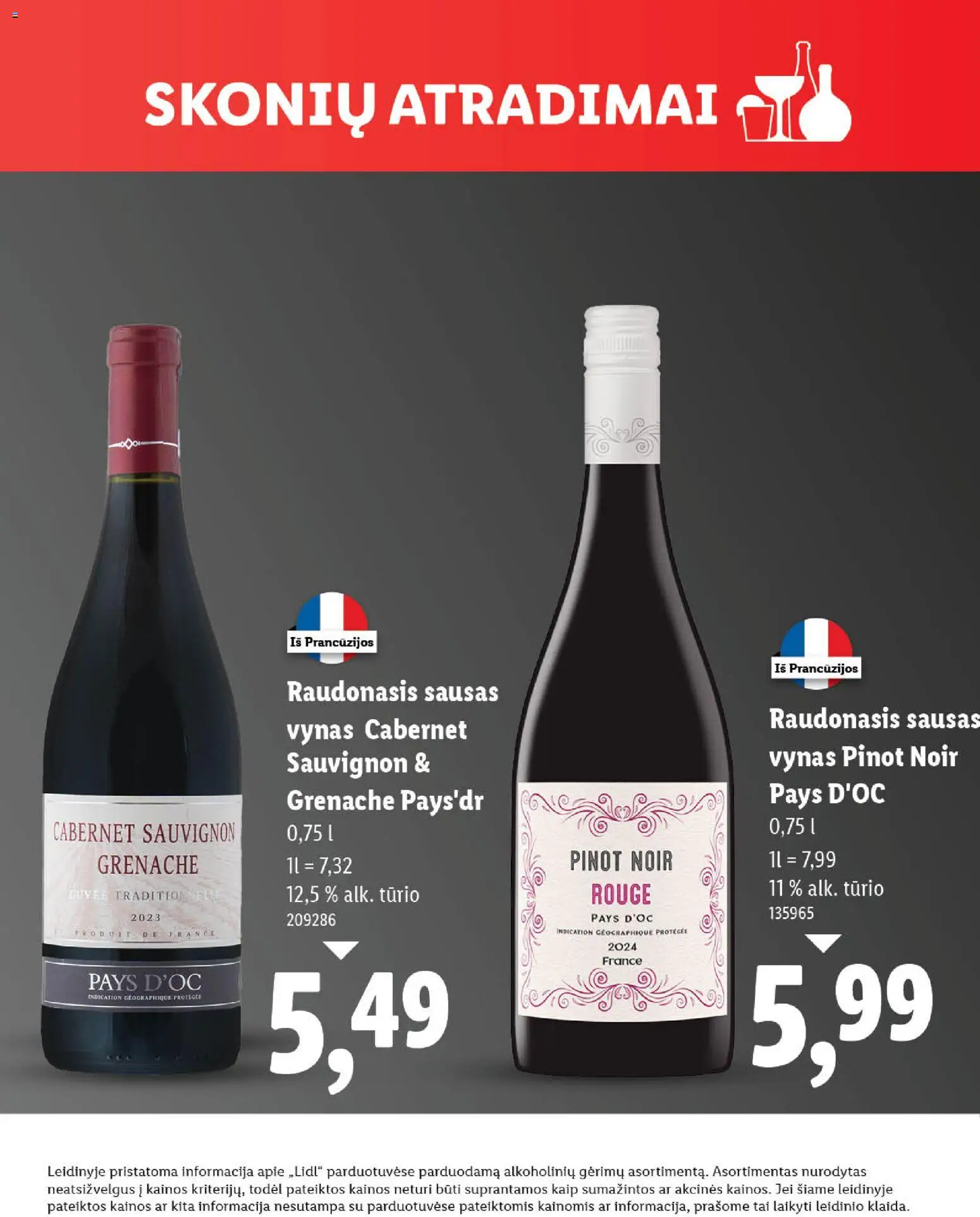 LIDL akcijos nuo 03.11.2025 | Puslapis: 21 | Prekių: Vynas