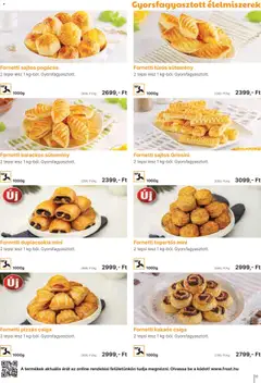 Family Frost Katalógus - amely érvényes a következő dátumtól: 01.04.2026 | Oldal: 11 | Termékek: Grissini, Kakaós csiga, Sütemény, Pogácsa