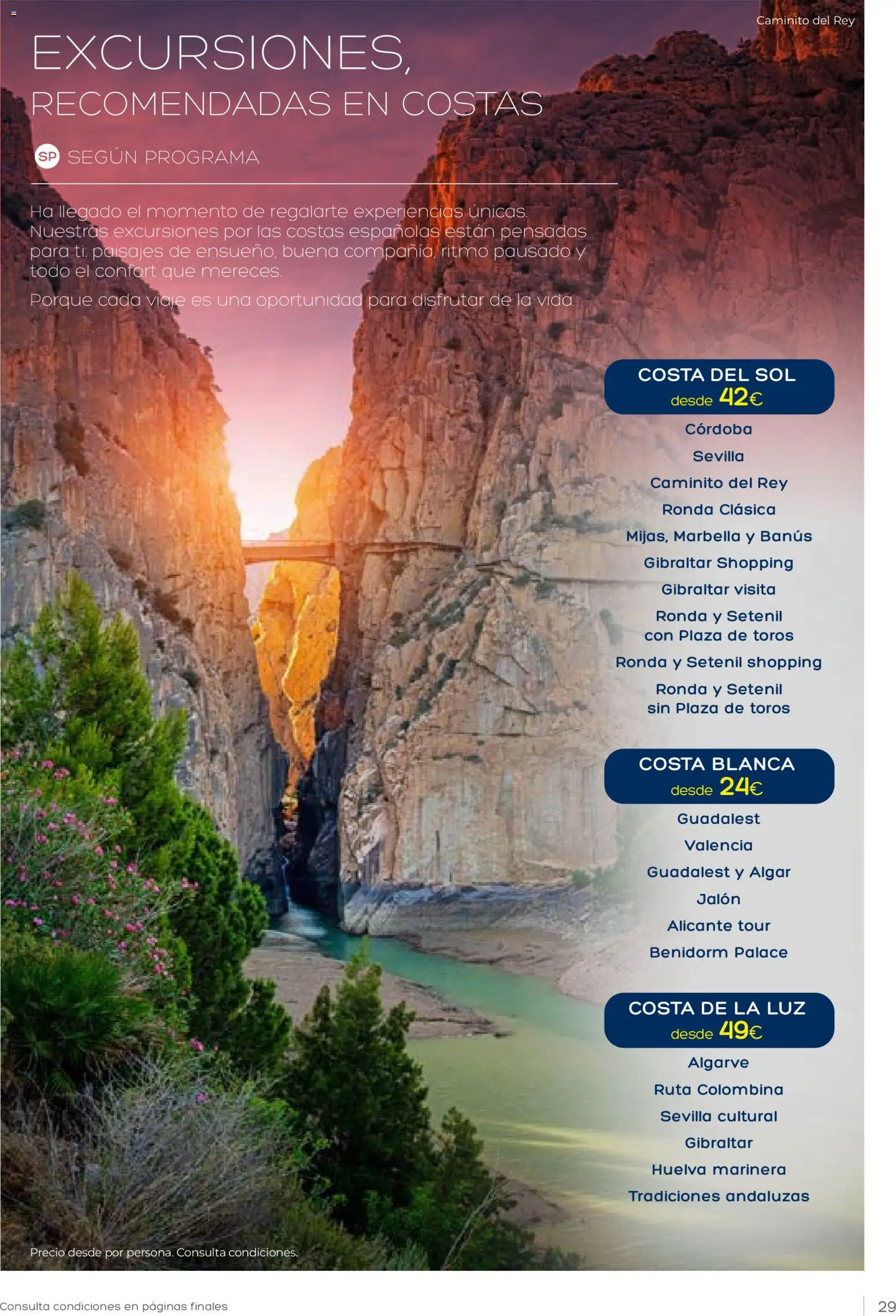Viajes El Corte Inglés Vacaciones Económicas │ válido desde el 22.10.2025 | Página: 29