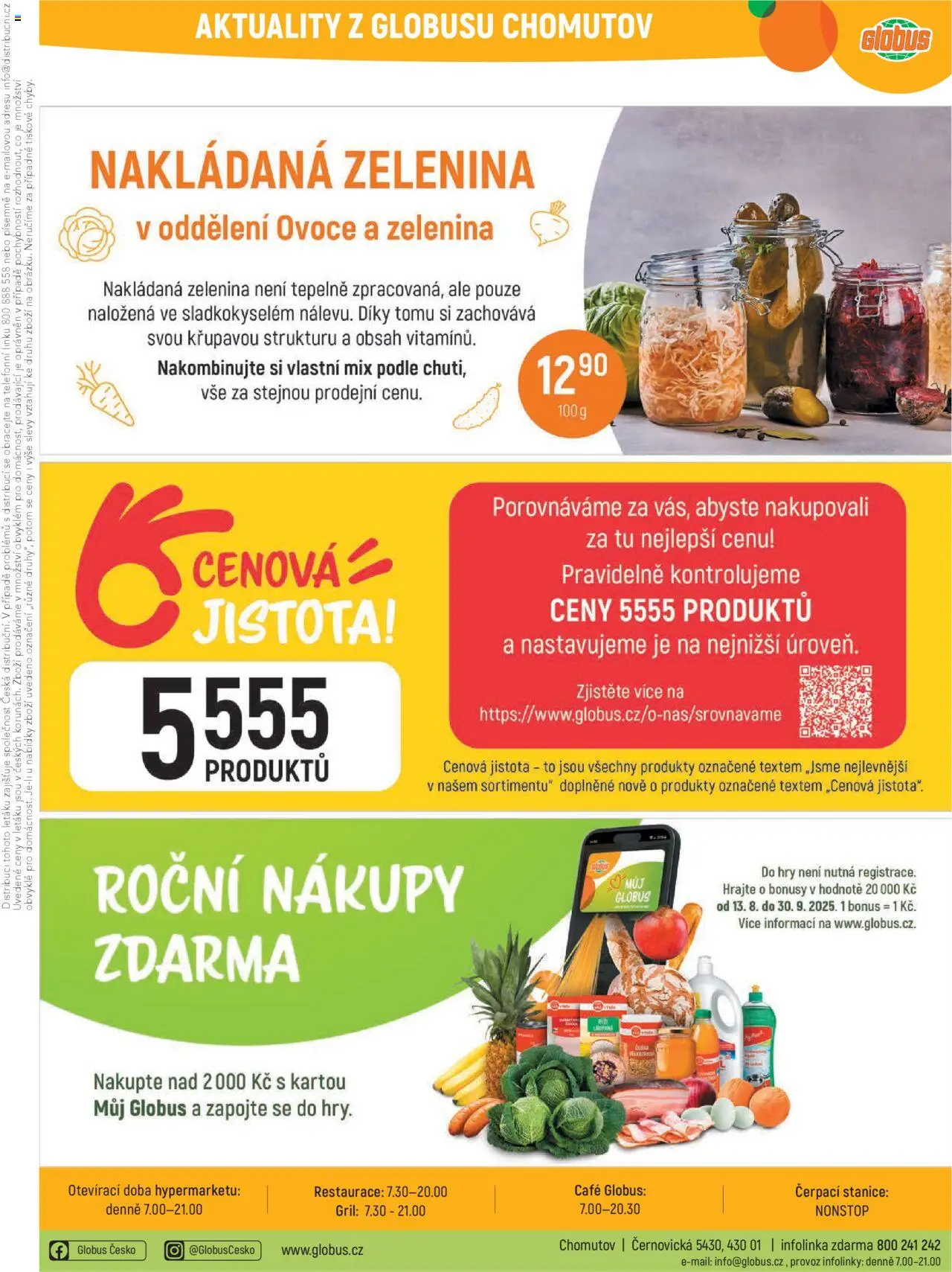 Globus leták - Chomutov od 13.08.2025 | Strana: 41 | Produkty: Ovoce a zelenina, Ovoce, Globus, Zelenina