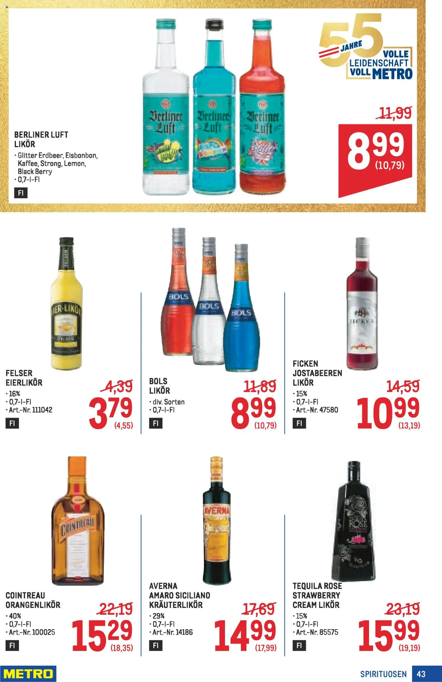 Metro angebote Profi gültig ab 19.02.2026 | Seite: 43