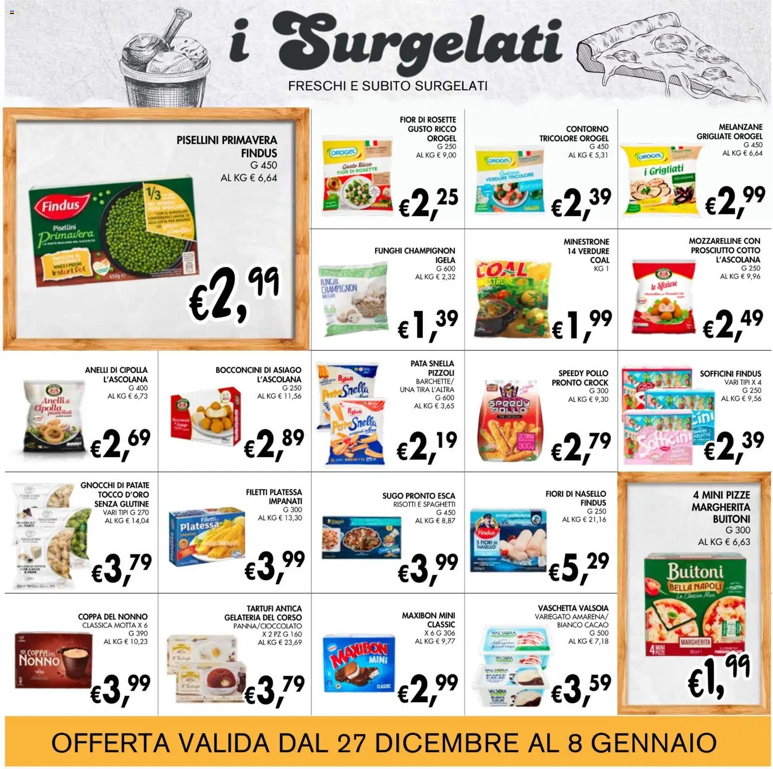 Volantino Coal del 27.12.2025 | Pagina: 11 | Prodotti: Minestrone, Prosciutto, Cacao, Nasello