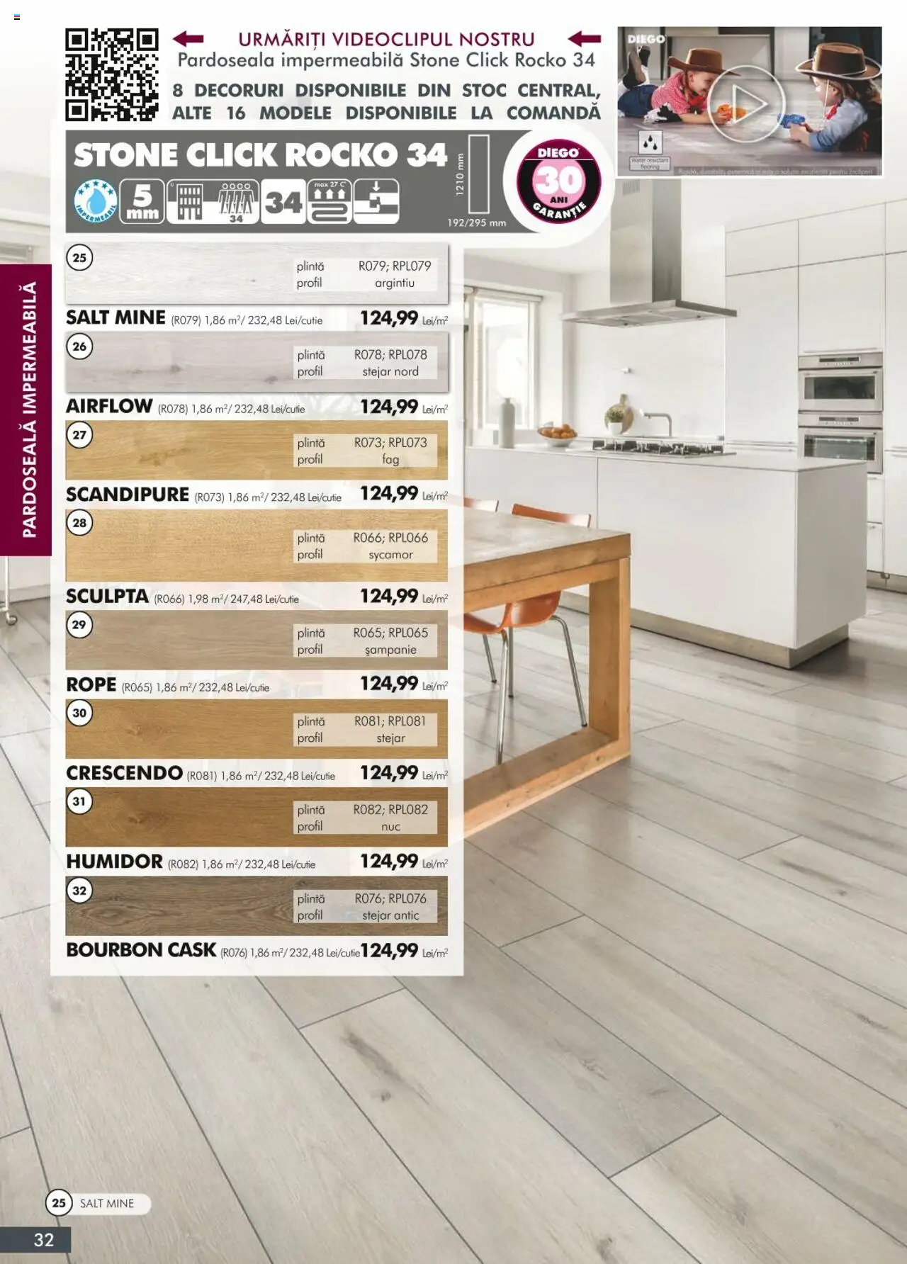 Noul catalog Diego – valabil de la 01.04.2024 | Pagină: 32 | Produse: Pardoseală, Bourbon