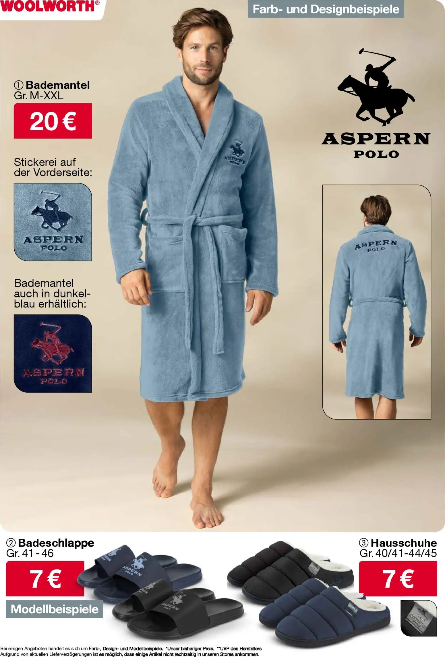 Woolworth Prospekt 	 – gültig ab 06.11.2025 | Seite: 13 | Produkte: Bademantel, Hausschuhe