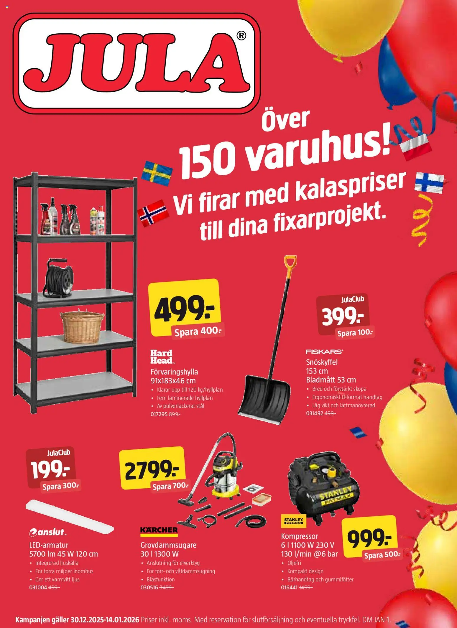 Jula reklamblad aktuell från 30.12.2025 | Sida: 1