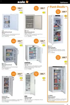 Fust Aktionen ab 25.12.2025 gültig | Seite: 13 | Produkte: Gefrierschrank, Miele, Bosch, Liebherr