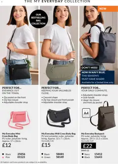 Preview of Avon - Catalogue valid from 01.04.2026 | Page: 150 | Products: Handle, Backpack, Bag