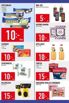 Matdax reklamblad aktuell från 15.09.2025 | Sida: 16 | Produkter: Kladdkaka, Plommon, Olja, Tonfisk