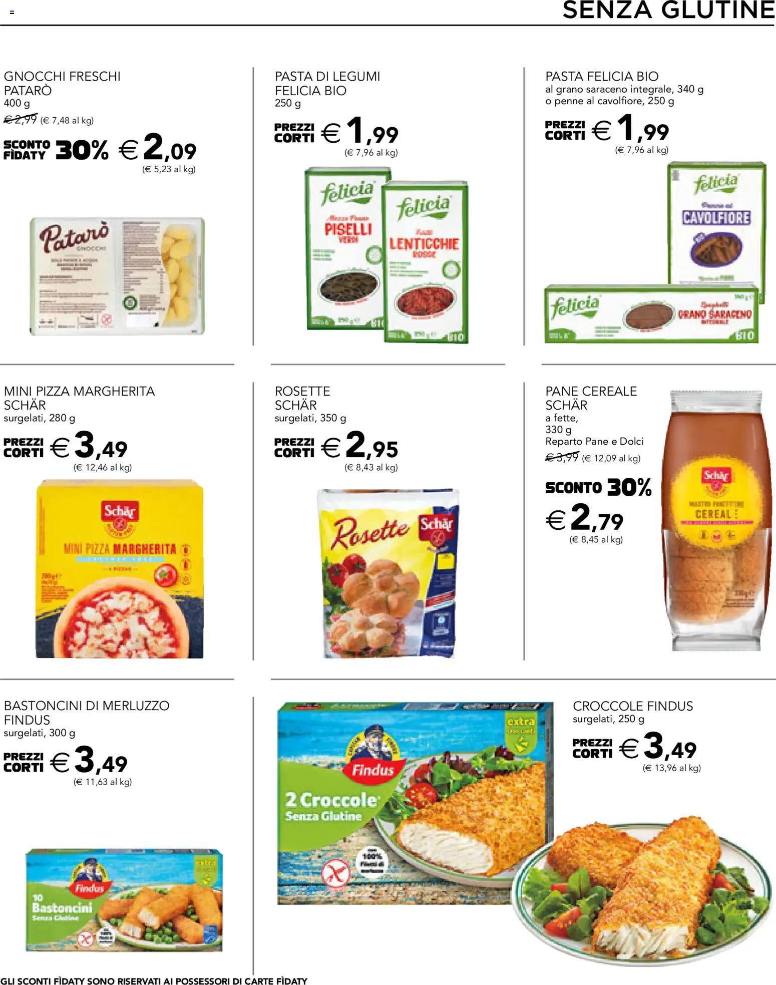 Volantino Esselunga S del 26.02.2026 | Pagina: 25 | Prodotti: Merluzzo, Pasta, Cavolfiore, Piselli