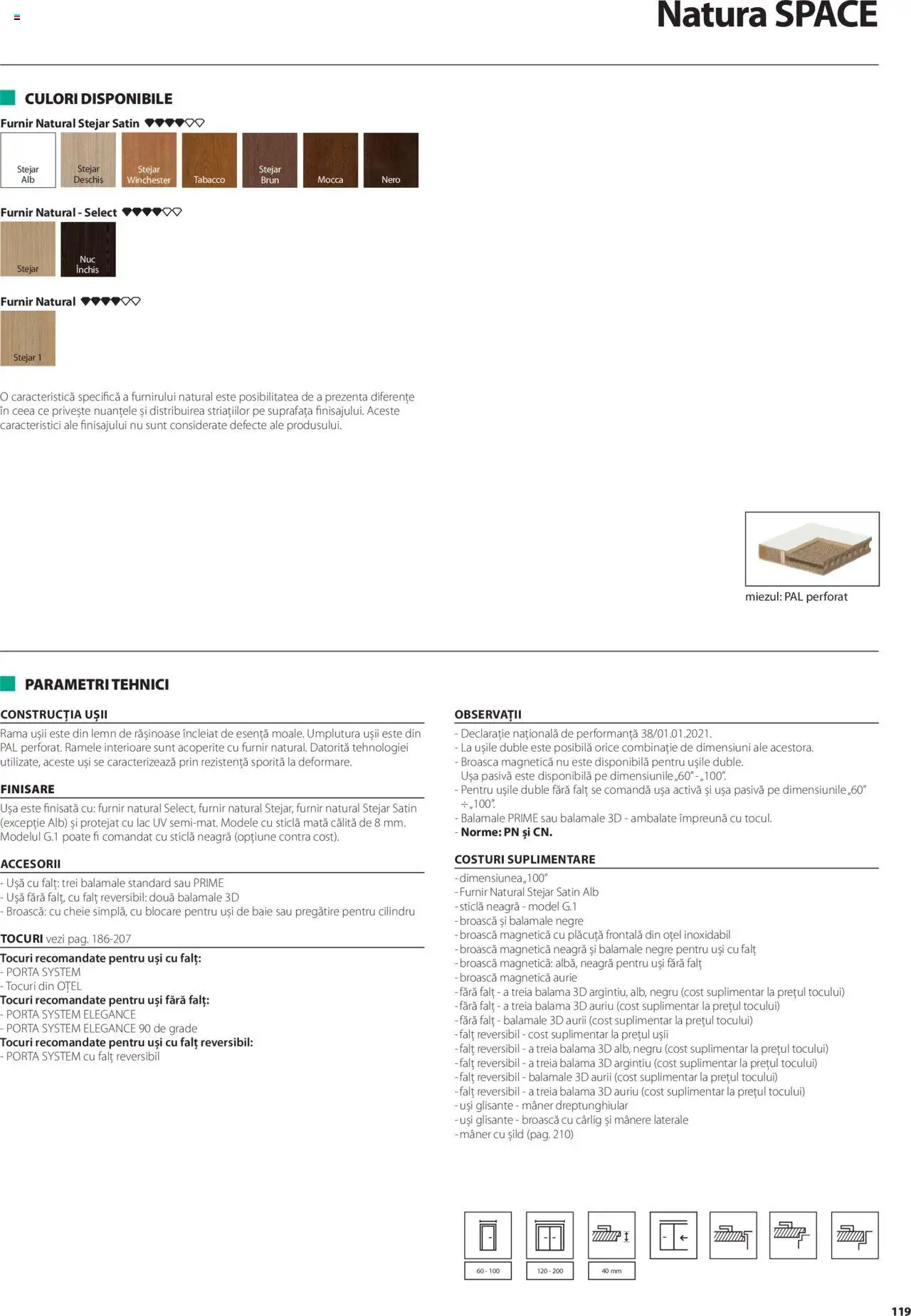 Noul catalog Proges – valabil de la 01.05.2025 | Pagină: 119 | Produse: Mâner, Ușă