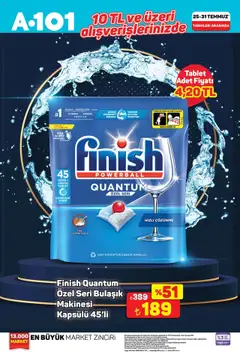 A101 Katalog - 25.07.2025 tarihinden itibaren geçerlidir | Sayfa: 9 | Ürünler: Tablet, Bulaşık makinesi