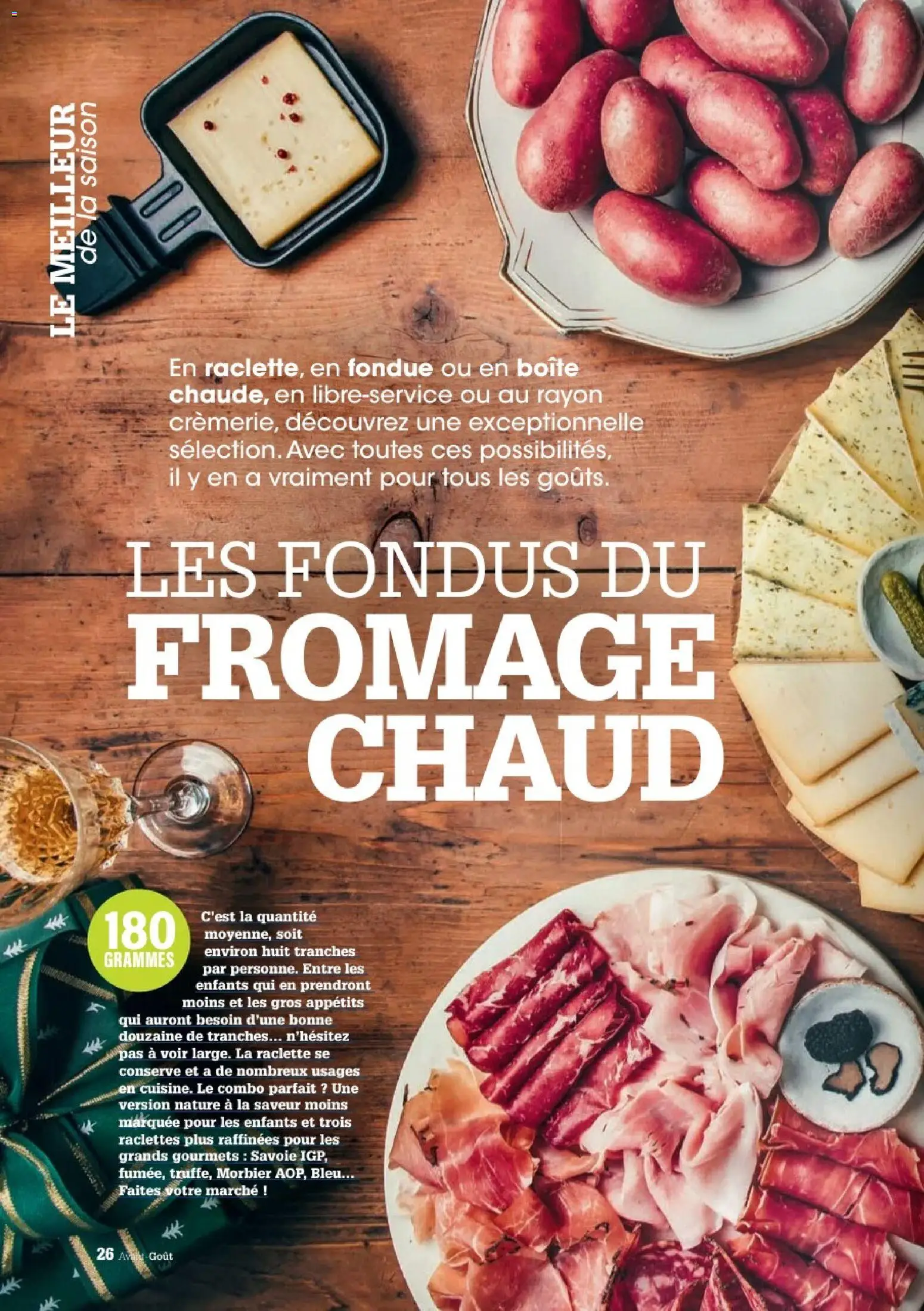 {H1} | Page: 26 | Produits: Raclette, Fromage