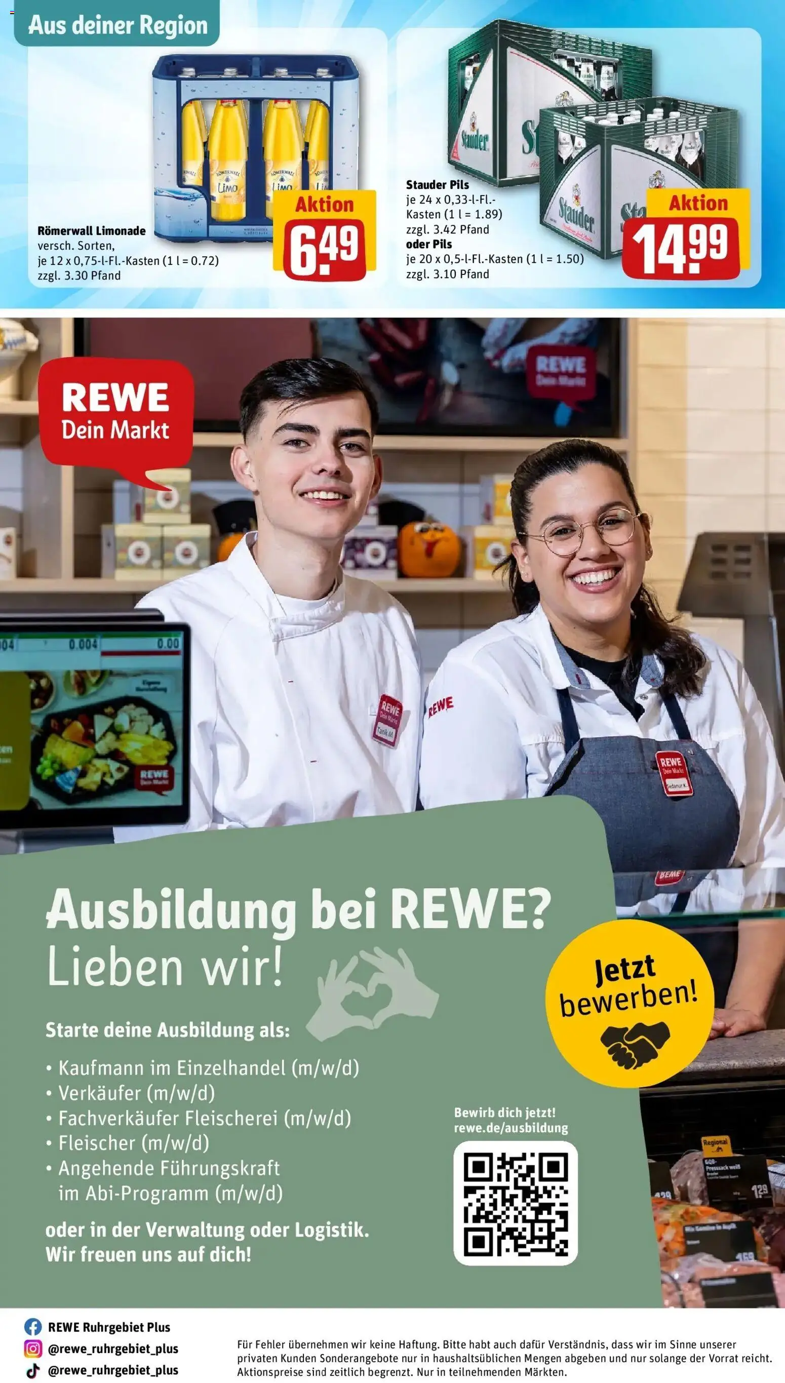 Rewe Prospekt Essen	 – gültig ab 13.04.2026 | Seite: 30 | Produkte: Pils, Limonade