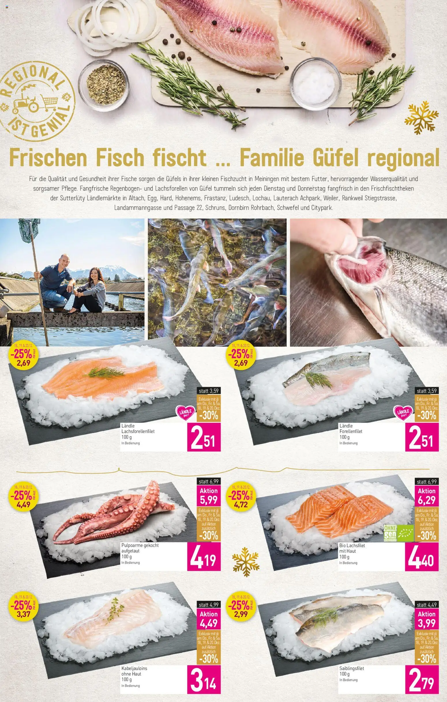 Sutterlüty Flugblatt gültig ab 18.12.2025 | Seite: 2 | Produkte: Fisch