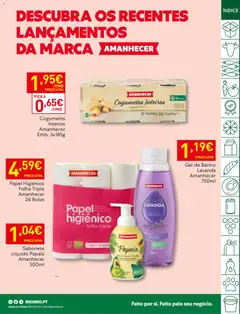 Pré-visualização Recheio folheto válido de 03.02.2026 | Página: 56 | Produtos: Papel higiénico, Gel de banho, Sabonete, Banho