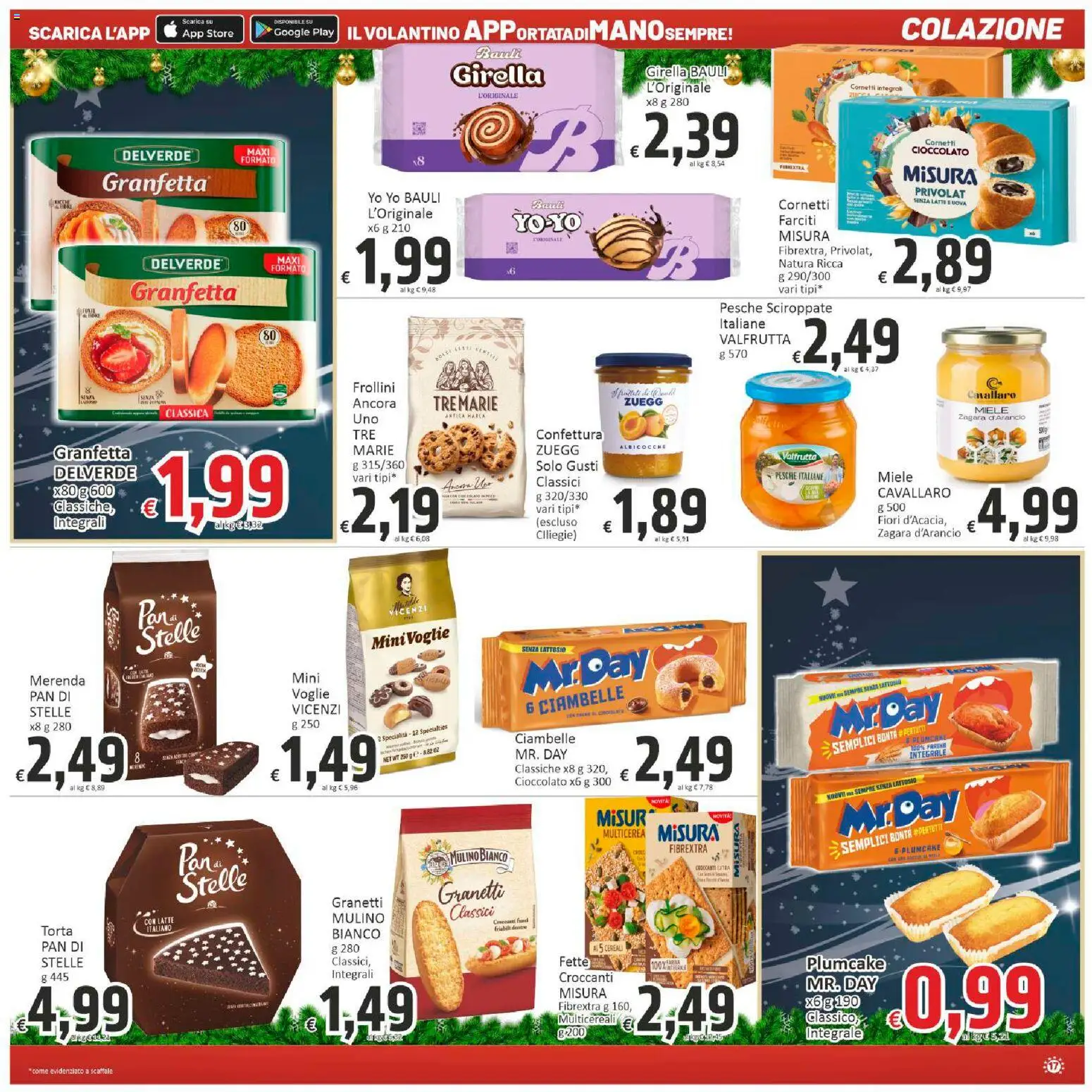 Volantino Paghi Poco del 11.12.2025 | Pagina: 17 | Prodotti: Torta, Plumcake, Albicocche, Miele