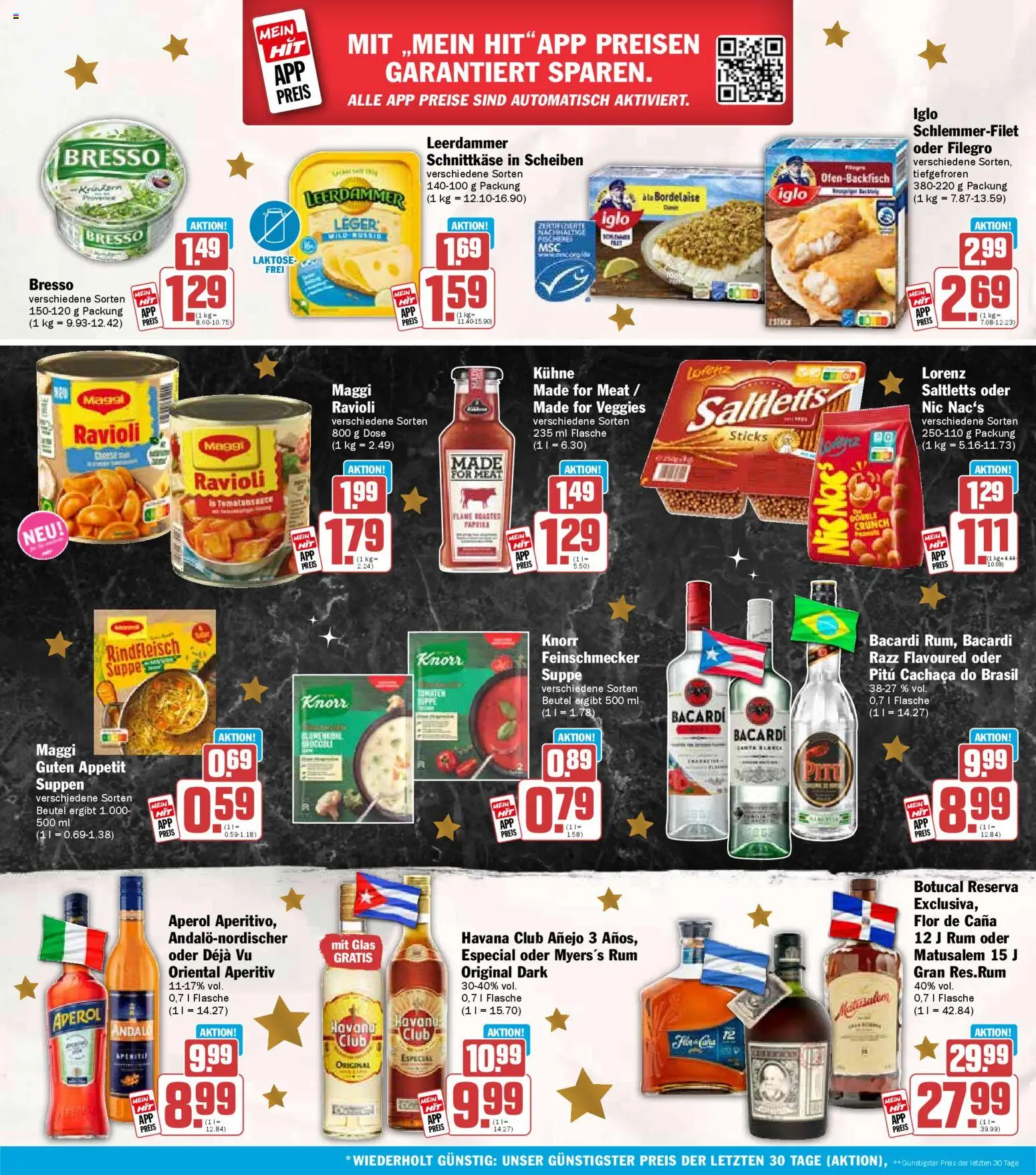 HIT Prospekt Baden-Württemberg – gültig ab 22.12.2025 | Seite: 22 | Produkte: Rum, Tomaten, Bresso, Aperol