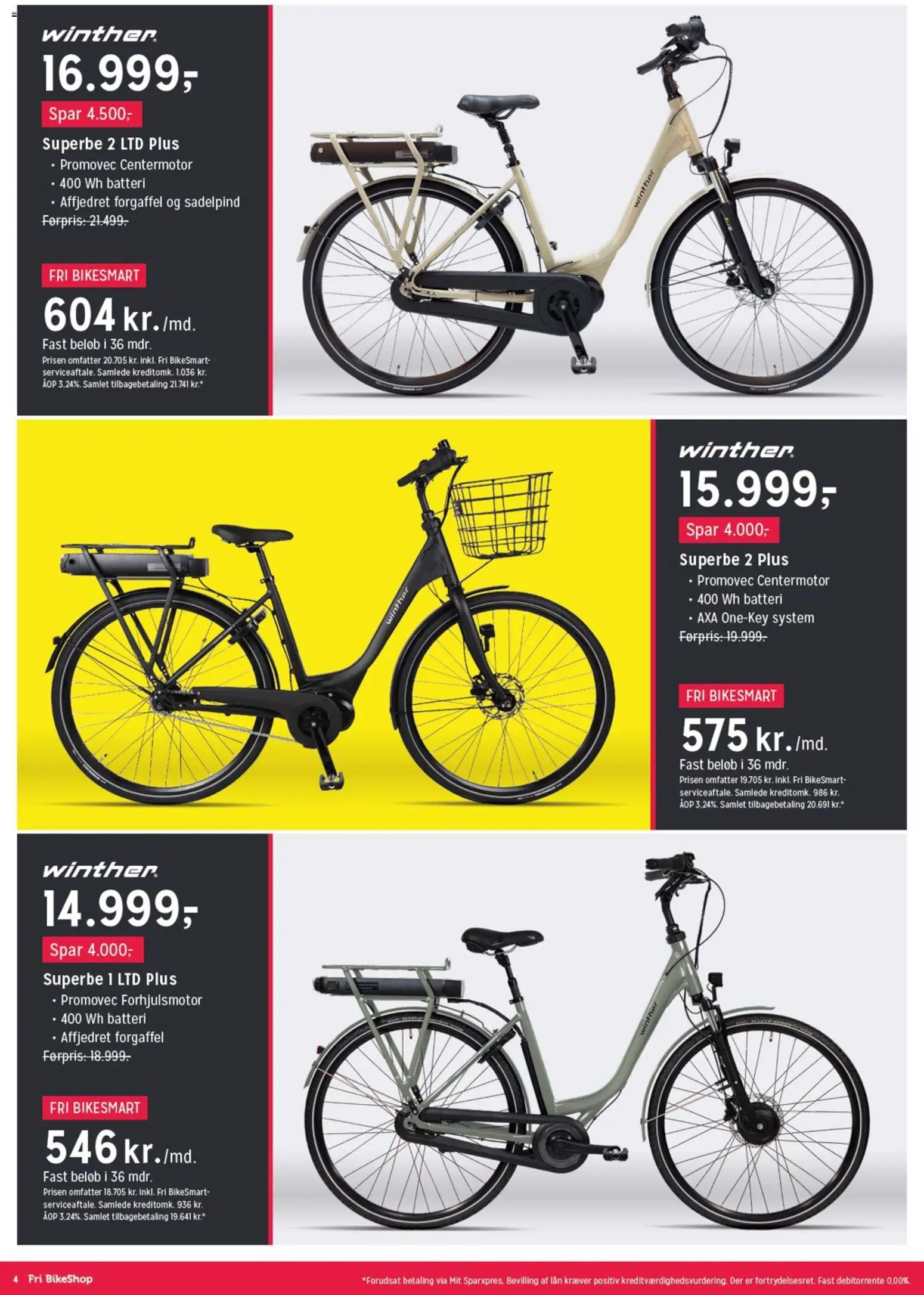 Fri BikeShop tilbudsavis – gyldig fra 13.01.2026 | Side: 4 | Produkter: Batteri