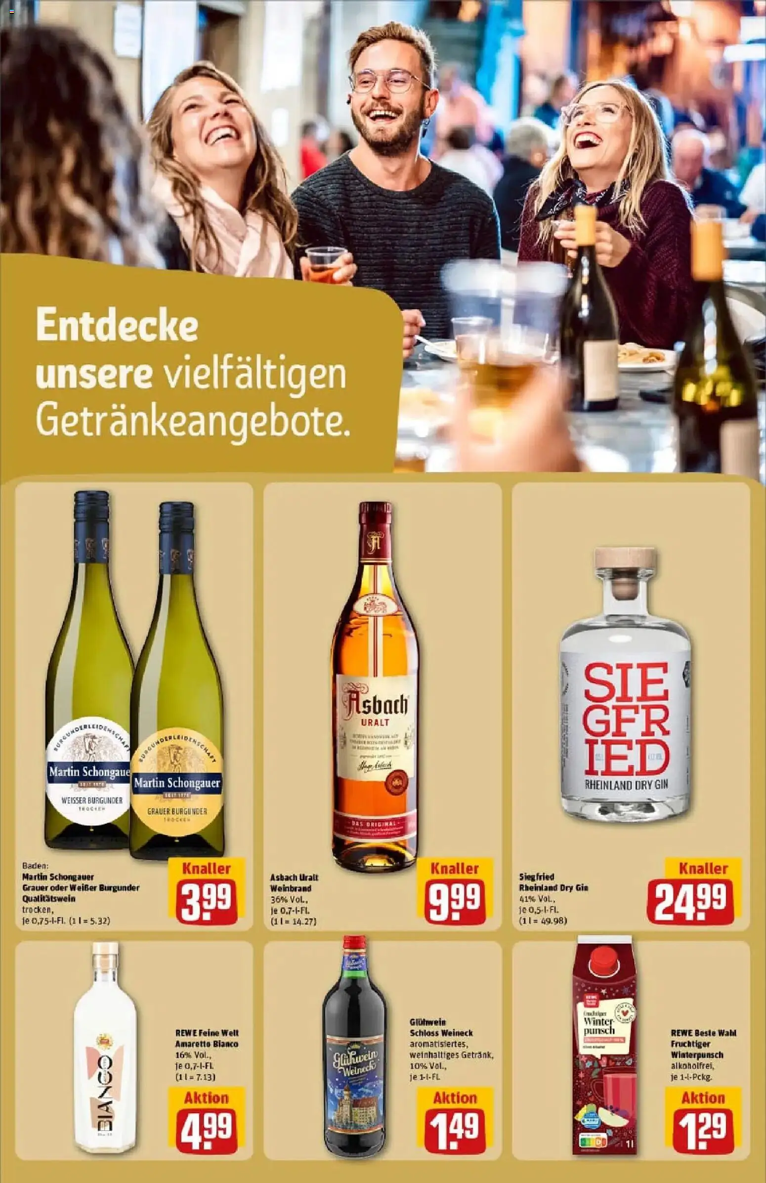 Rewe prospekt Herne	 – gültig ab 10.11.2025 | Seite: 20 | Produkte: Gin, Asbach