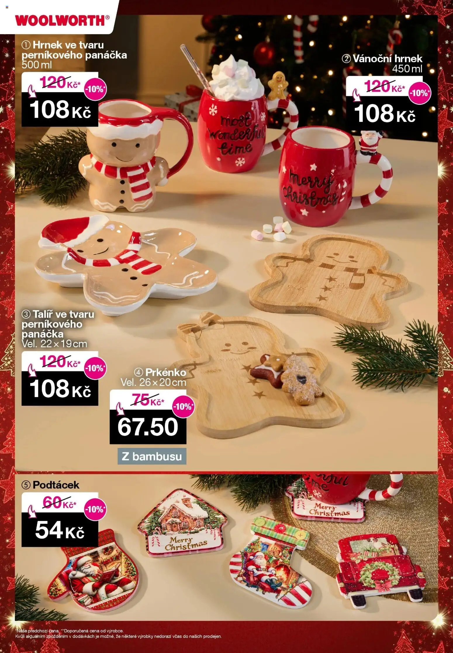 Woolworth leták od 14.11.2025 | Strana: 21 | Produkty: Hrnek, Podtácek, Talíř, Vánoční hrnek