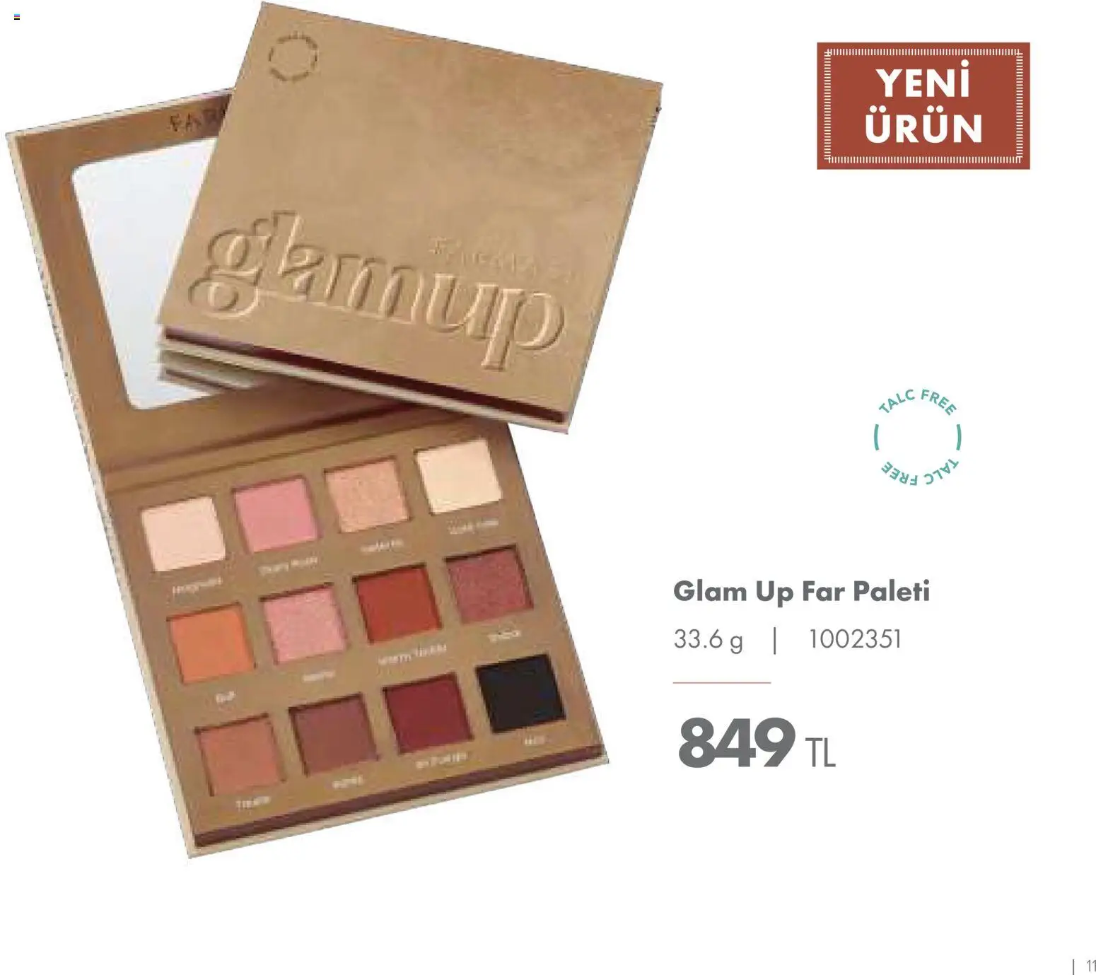 Farmasi Katalog - 01.11.2025 tarihinden itibaren geçerlidir | Sayfa: 11