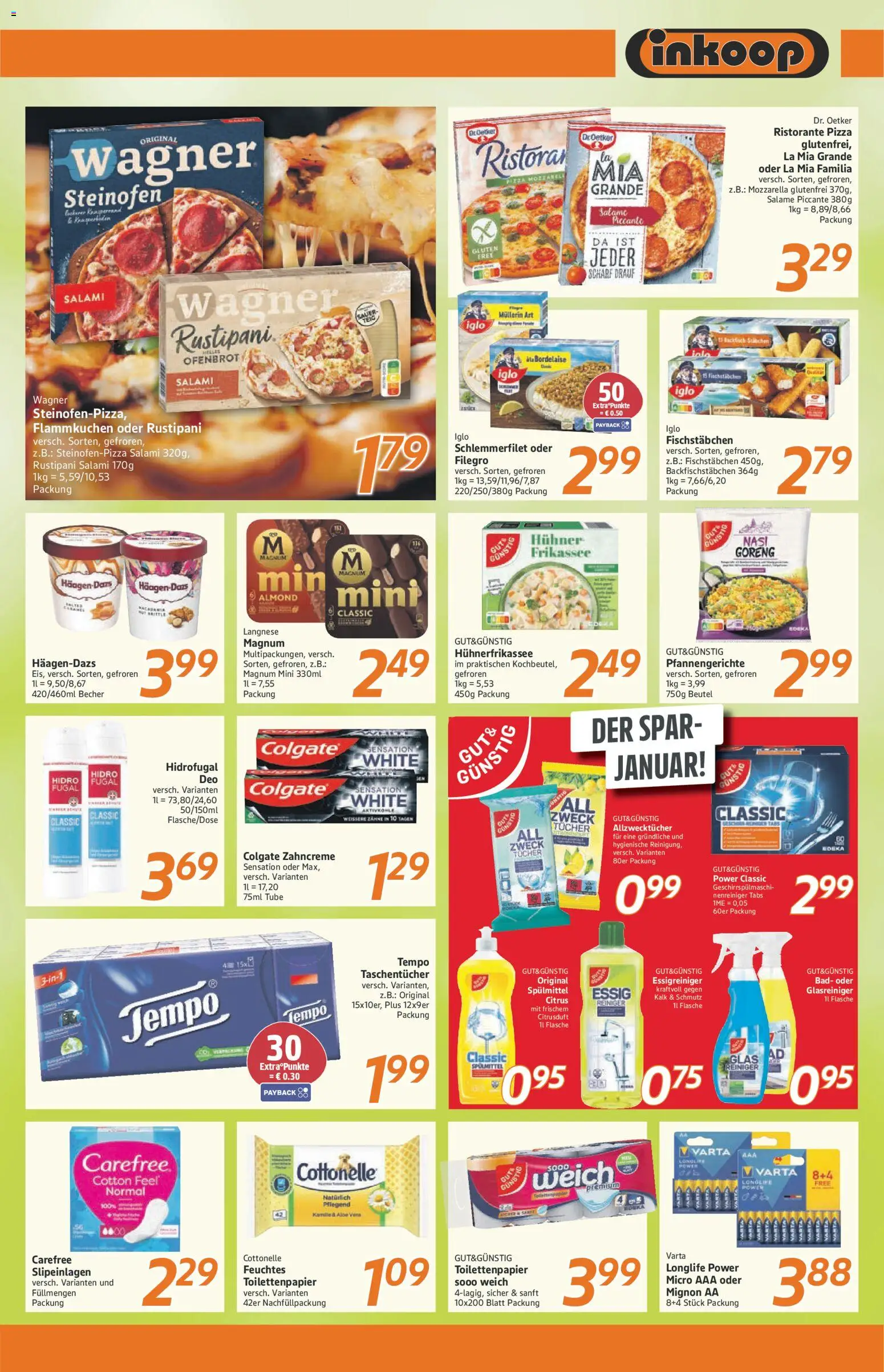 Inkoop Prospekt 	 – gültig ab 12.01.2026 | Seite: 6 | Produkte: Ristorante, Essig, Iglo, Toilettenpapier