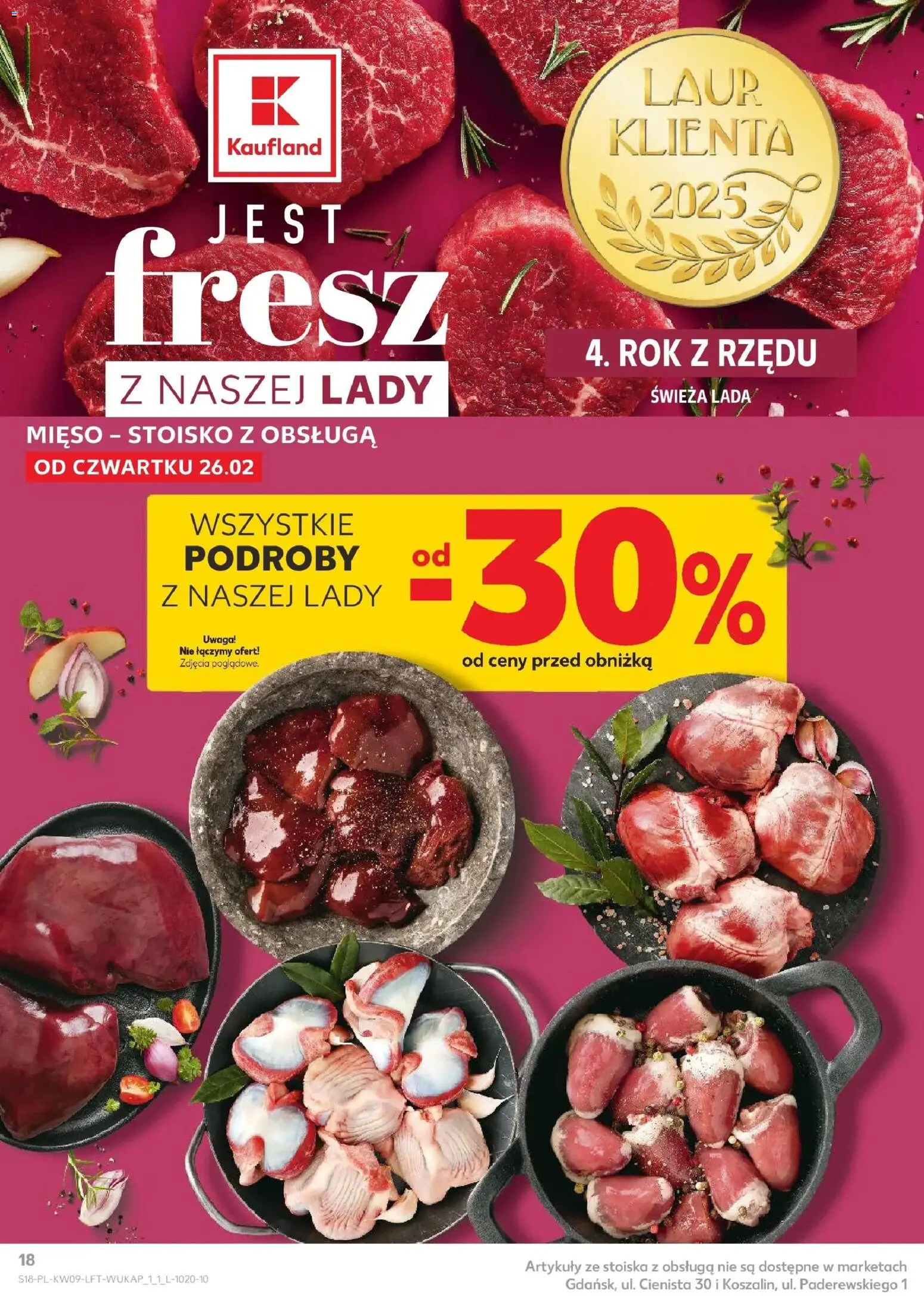 Kaufland gazetka od 26.02.2026 | Strona: 18 | Produkty: Mięso