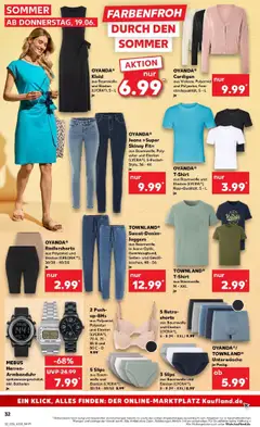 Kaufland prospekt Bremen	 - gültig ab dem 22.06.2025 | Seite: 45 | Produkte: T-Shirt, Cardigan, Unterwäsche, Jeans