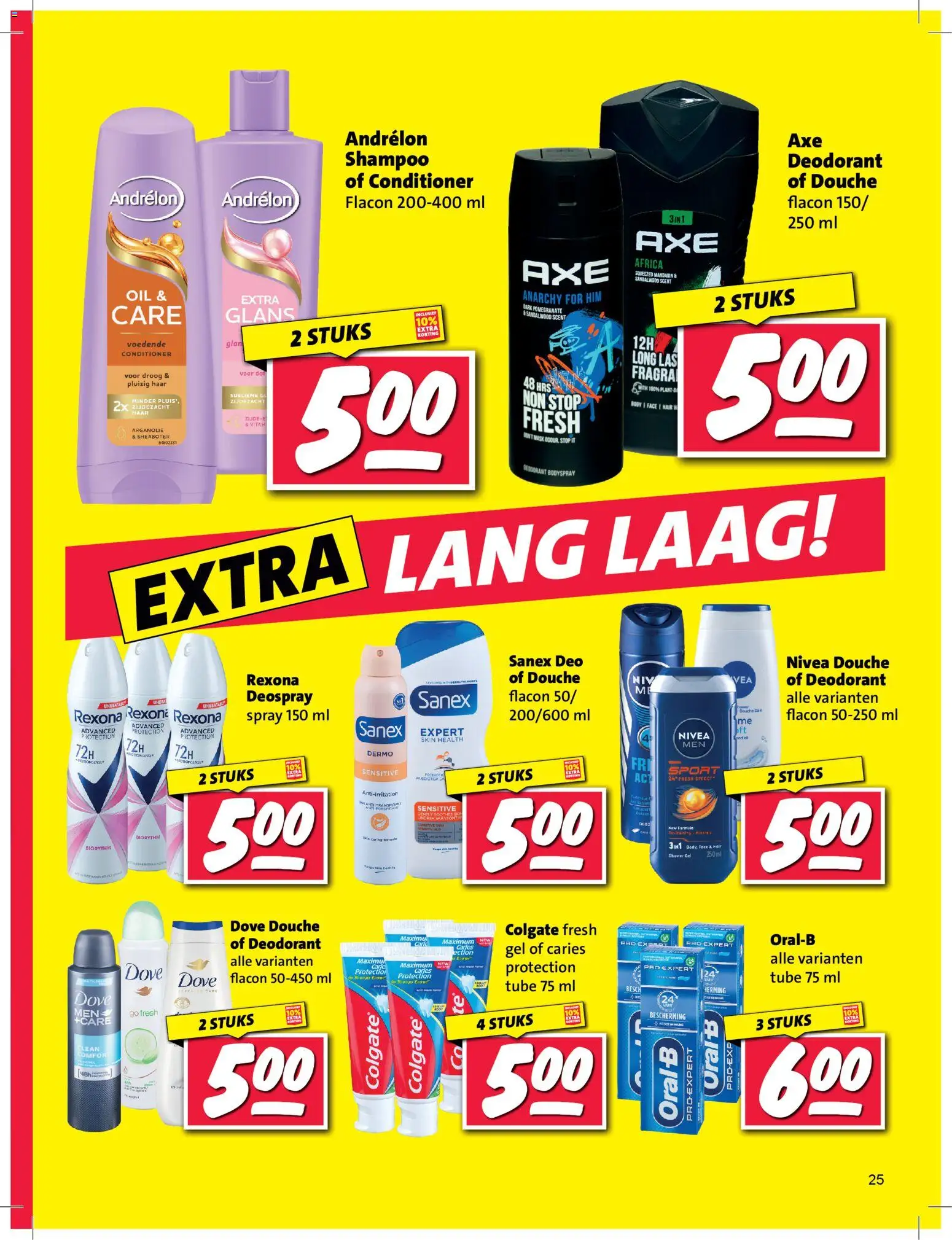 {H1} | Pagina: 25 | Producten: Deodorant, Douche, Gel, Shampoo