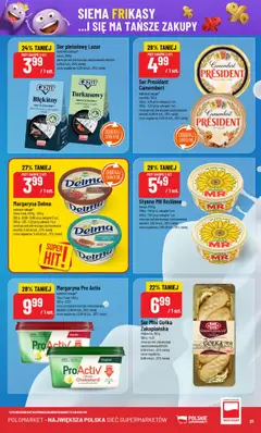 POLOmarket Gazetka od 02.07.2025 | Strona: 31 | Produkty: Mleka, Camembert, Margaryna, Ser