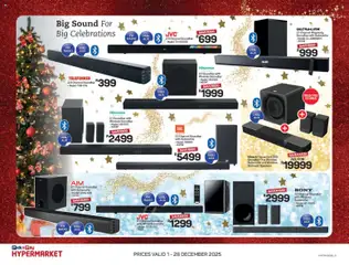 Pick n Pay specials catalogue – valid from 01.12.2025 | Page: 17 | Products: Radio, Soundbar, Subwoofer